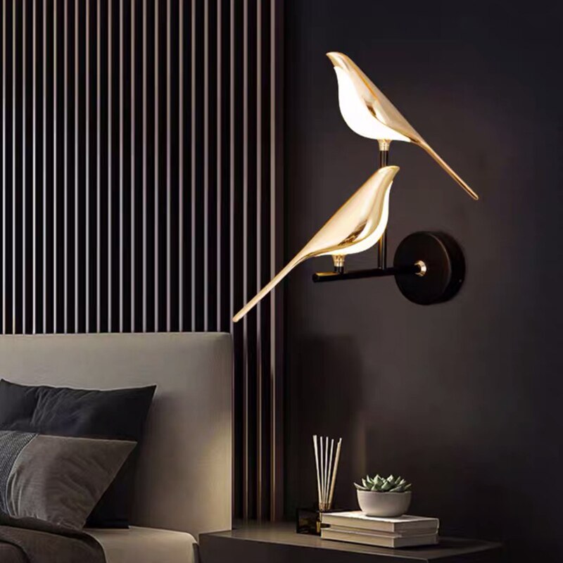 Modern LED Wall Lamps Bird Design