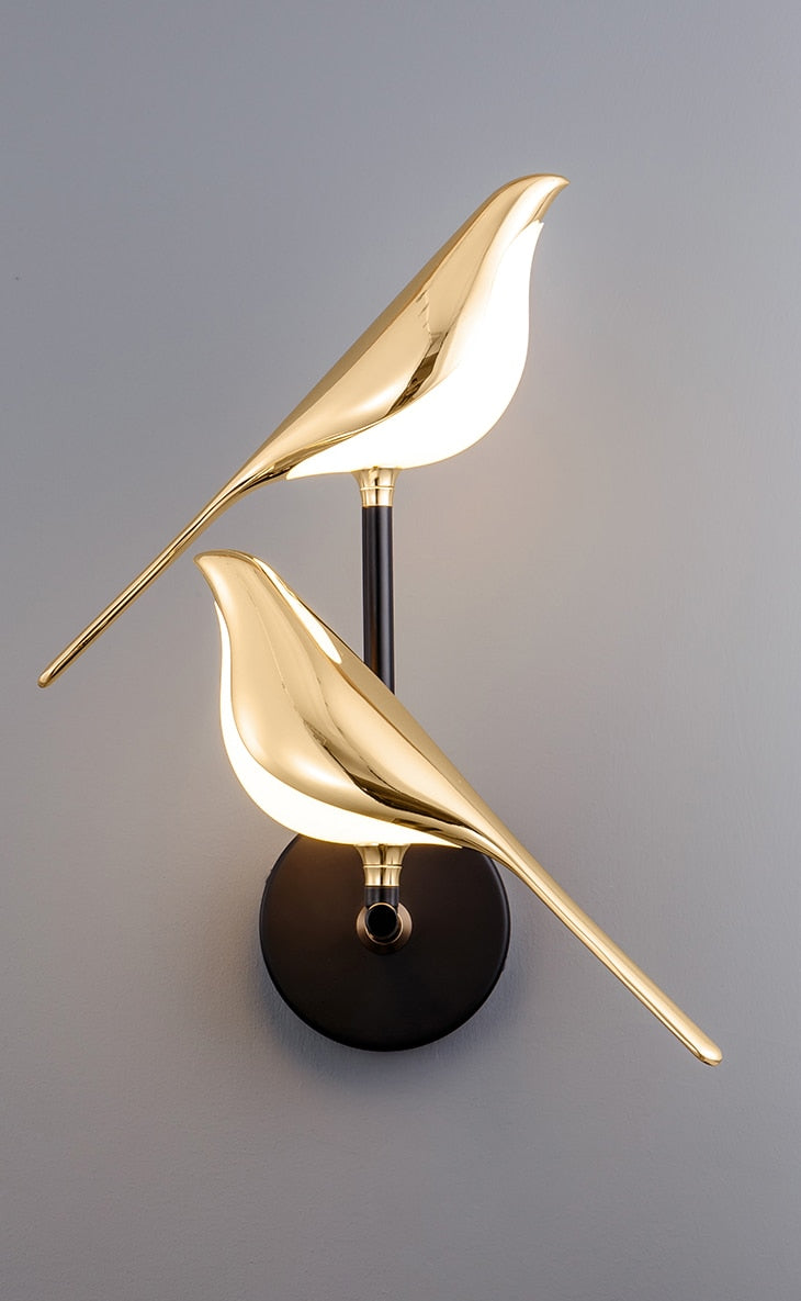 Modern LED Wall Lamps Bird Design