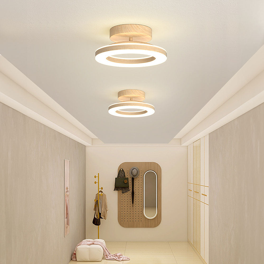Round ceiling lamp LED acrylic for hallway and entrance