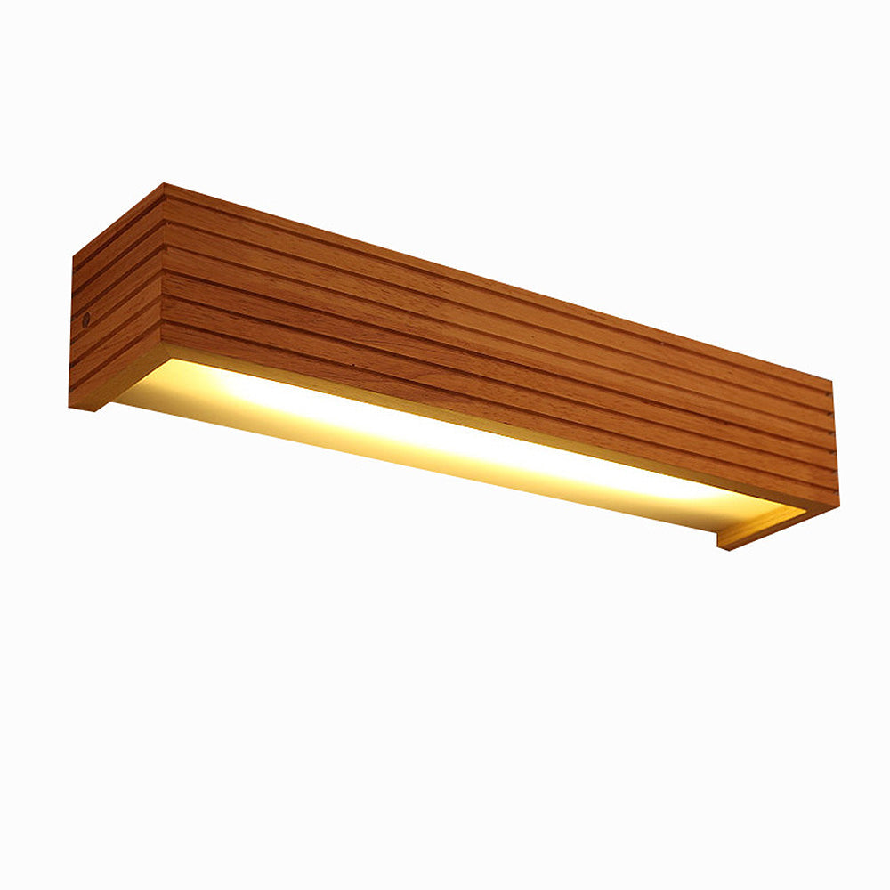 Wood wall lights for bathroom mirrors – Stylish functional lighting for home decor & makeup lighting