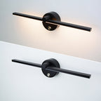 Nordic Minimalist Aluminium Long Strip Switch LED Mirror Wall Light Lamp