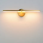 Nordic Minimalist Aluminium Long Strip Switch LED Mirror Wall Light Lamp