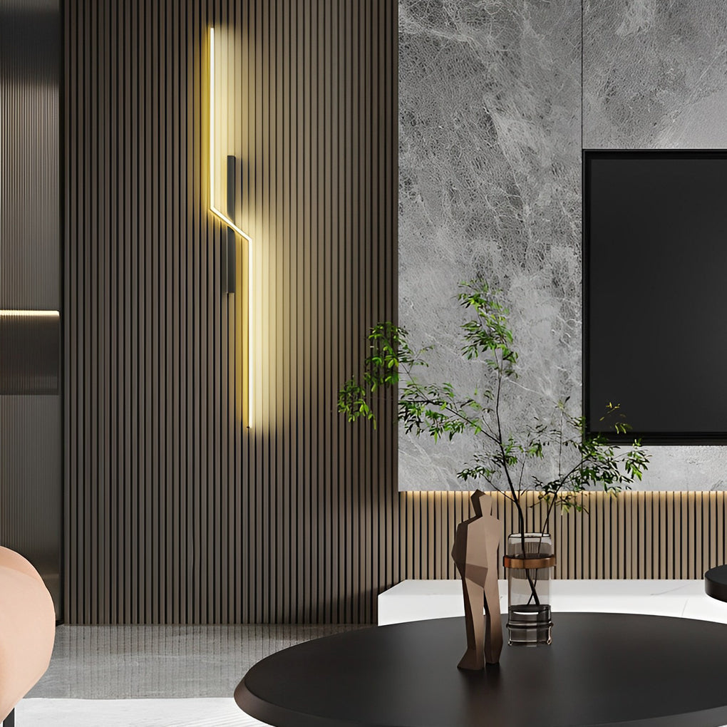 Lines Kreativ LED Modern Minimalist Wall Lamp Decorative Wall Lights Lighting