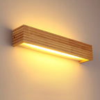 Wood wall lights for bathroom mirrors – Stylish functional lighting for home decor & makeup lighting
