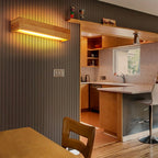 Wood wall lights for bathroom mirrors – Stylish functional lighting for home decor & makeup lighting