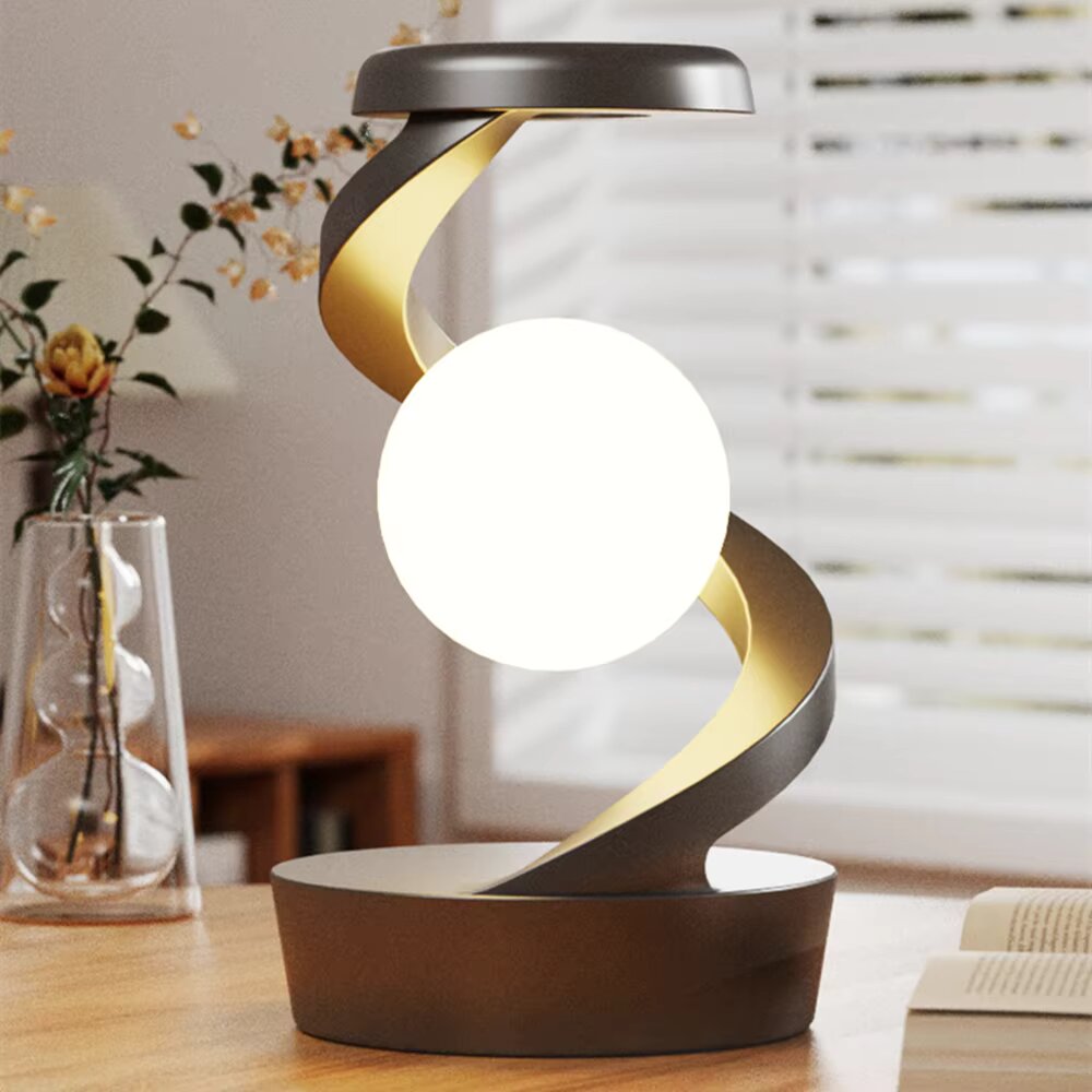Rotating floating table lamp | FloatLight