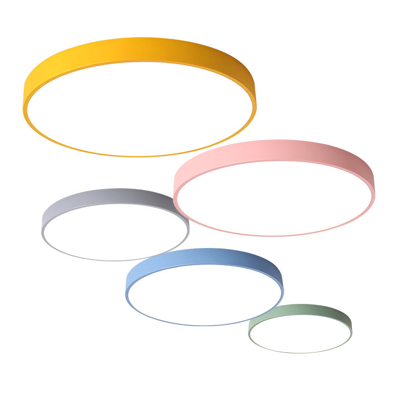 Children's Room LED Ceiling Lamp - Colorful Design with DimmaMadigase Lighting and Remote Control