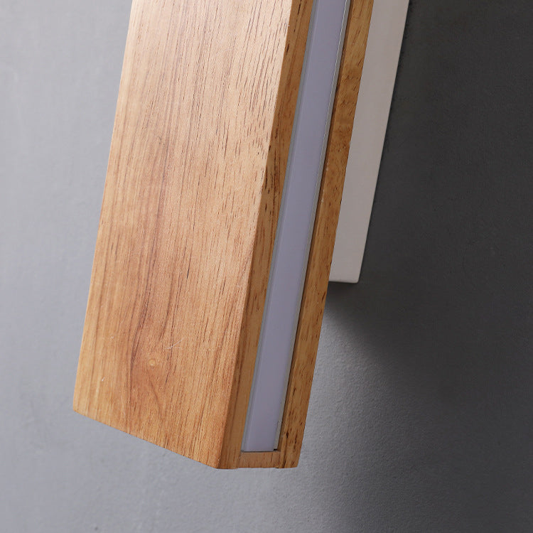 OakBeam | Minimalist Solid Wood LED Wall Light