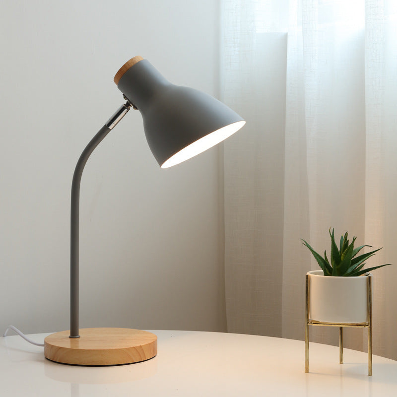 Flashlight-shaped swivel table lamp Macaron Metal 1-lamp night lamp for the children's room
