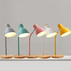 Flashlight-shaped swivel table lamp Macaron Metal 1-lamp night lamp for the children's room