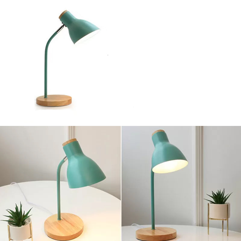 Flashlight-shaped swivel table lamp Macaron Metal 1-lamp night lamp for the children's room