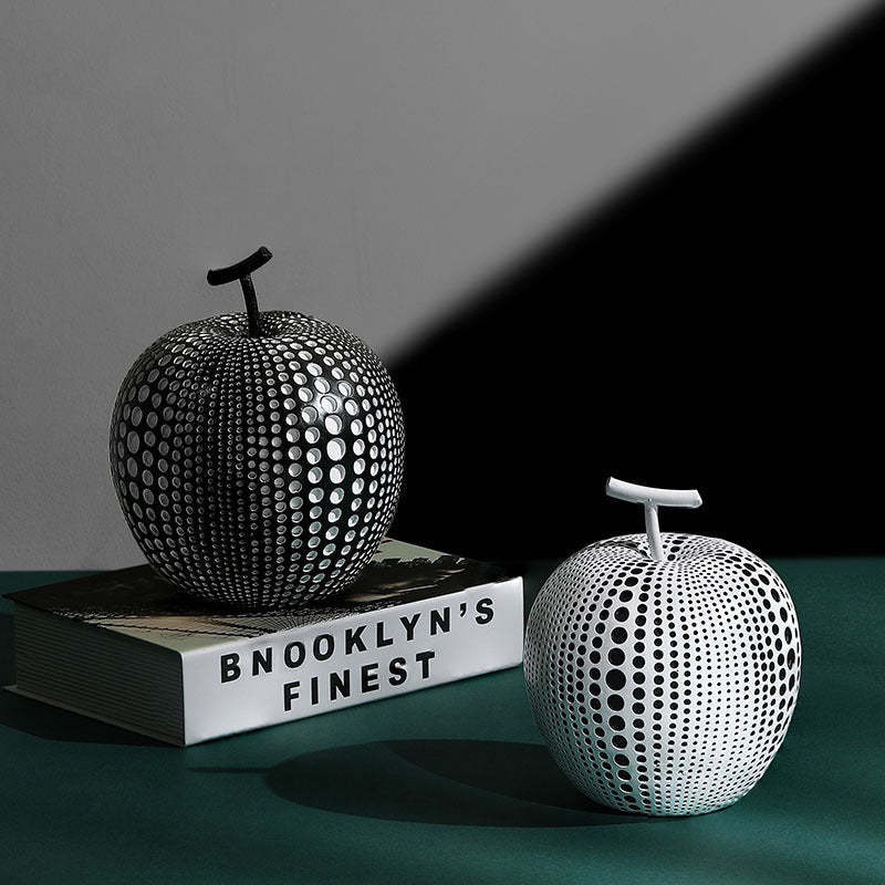 Monochrome Fruit Resin Decor