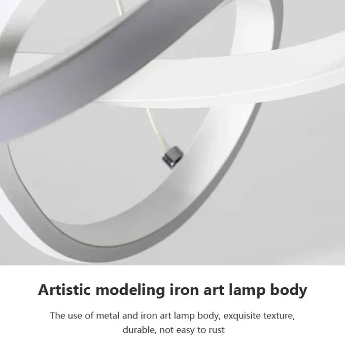 Modern LED ceiling lamp - WaveGlow