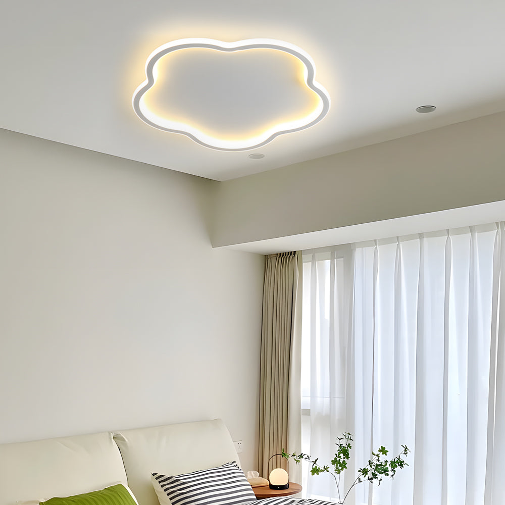 Nordic ceiling lamp in pentagram design – aluminum ceiling lamp for the bedroom