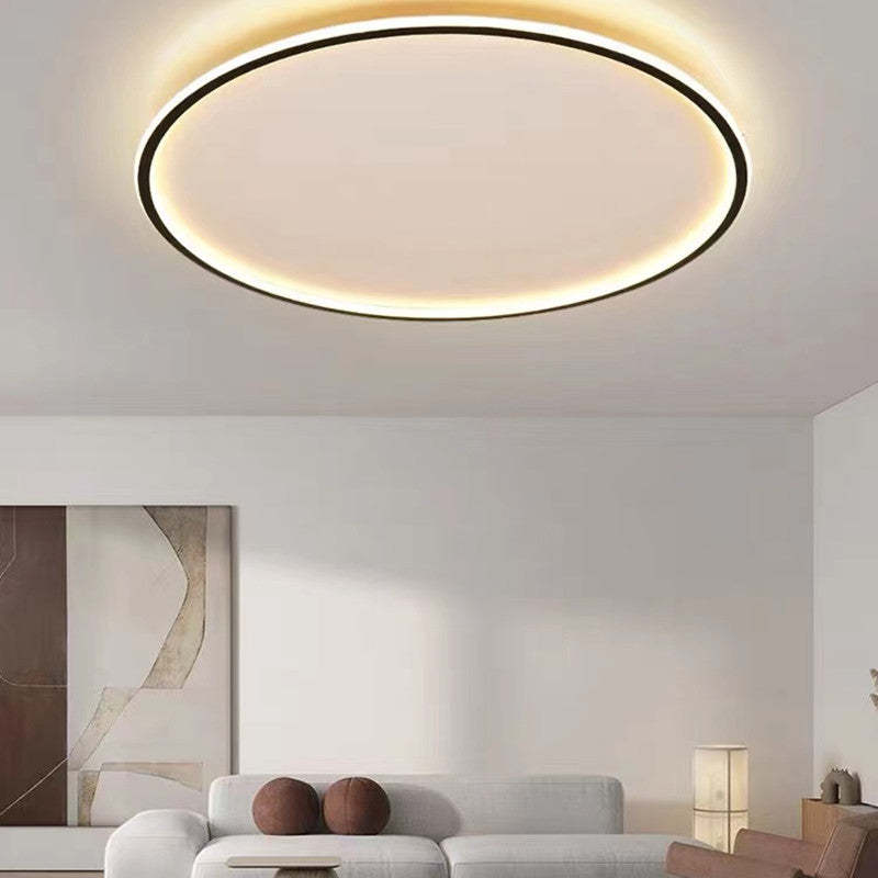 LunaNova - Modern LED ceiling light metal/acrylic for living and bedrooms, Madigas black/white design
