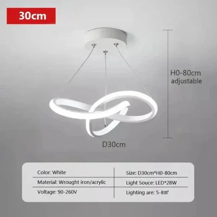 WaveGlow Ceiling Light – Stylish LED Ceiling Lighting Home Lamp