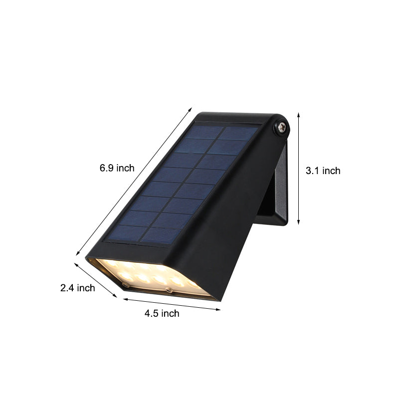 Outdoor Solar Wall Light with Adjustable Angle