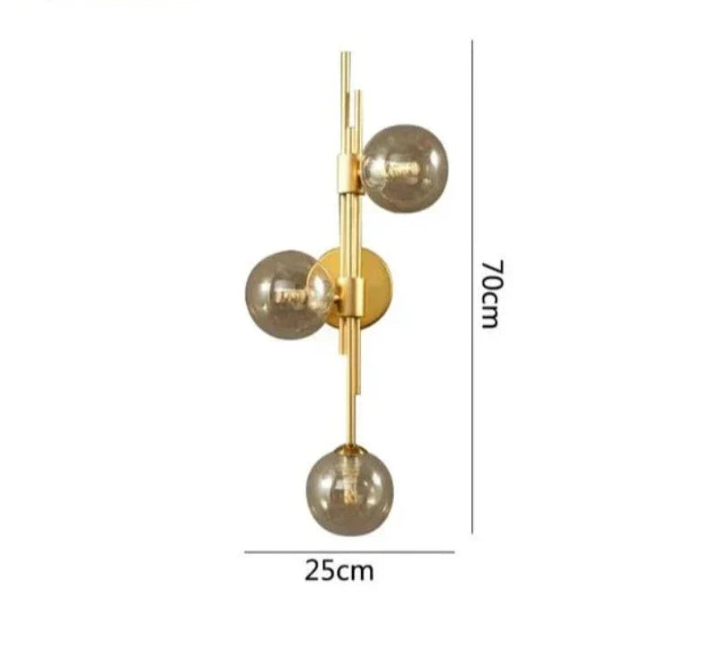 Modern Glass Ball Wall Lights – Elegant LED Wall Lights for Bedrooms and Living Rooms