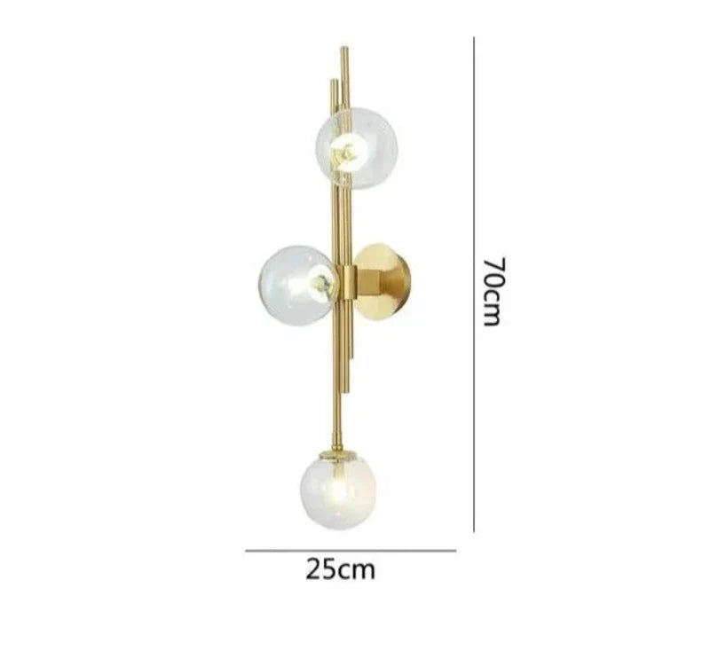 Modern Glass Ball Wall Lights – Elegant LED Wall Lights for Bedrooms and Living Rooms