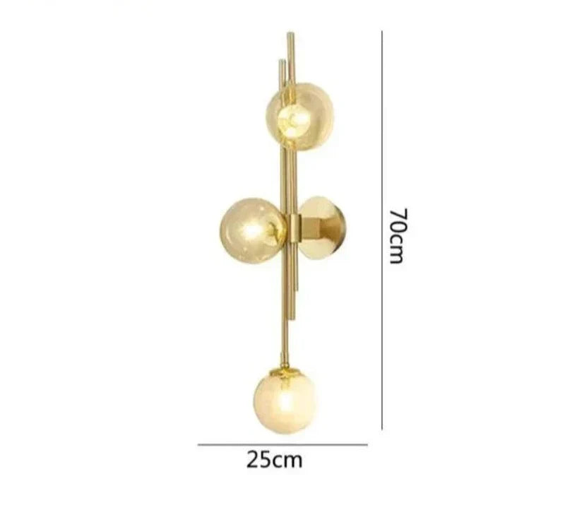 Modern Glass Ball Wall Lights – Elegant LED Wall Lights for Bedrooms and Living Rooms
