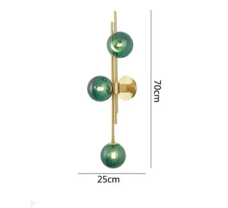 Modern Glass Ball Wall Lights – Elegant LED Wall Lights for Bedrooms and Living Rooms