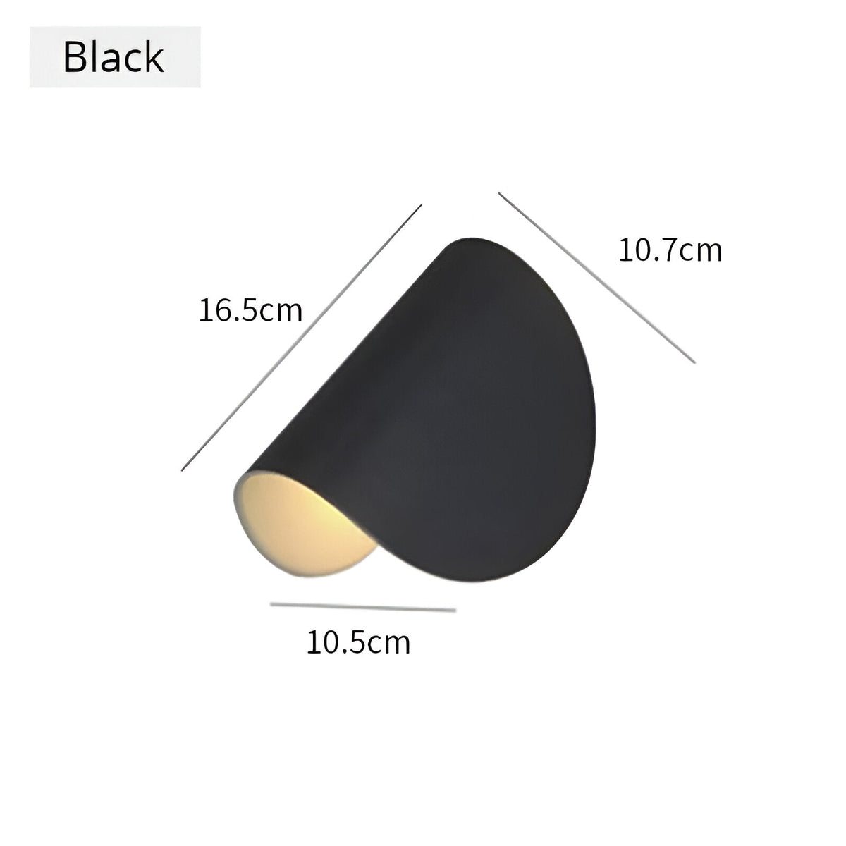 Twist Wall Light - Adjustable Metal Wall Lamp - Curved Wall Recess