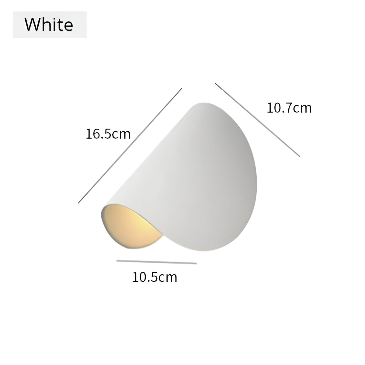 Twist Wall Light - Adjustable Metal Wall Lamp - Curved Wall Recess