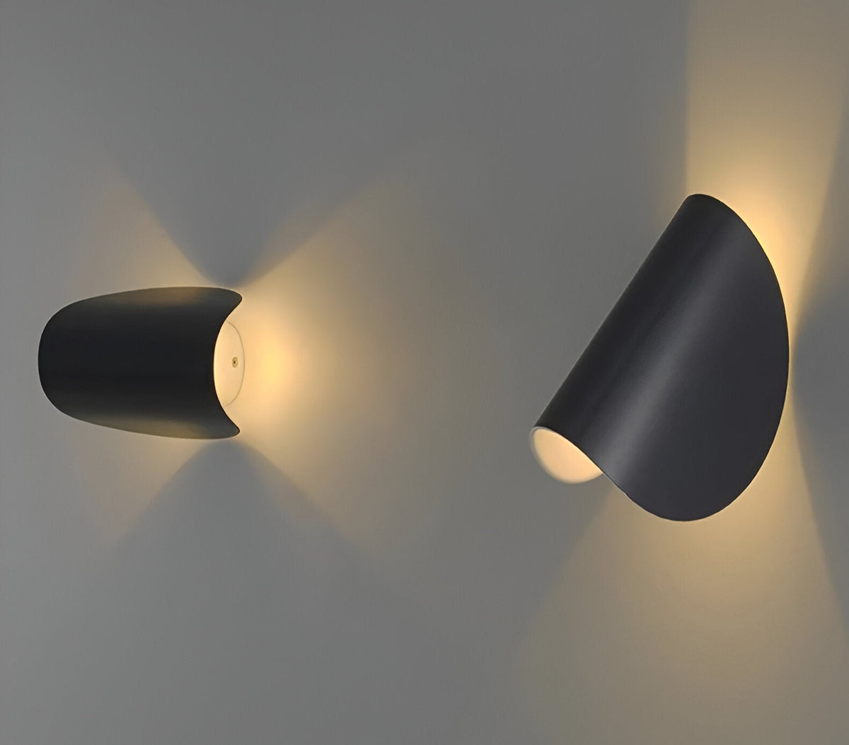 Twist Wall Light - Adjustable Metal Wall Lamp - Curved Wall Recess