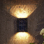 Wireless LED Solar Wall Lamps Deluxe | Efficient and cost-saving outdoor lighting