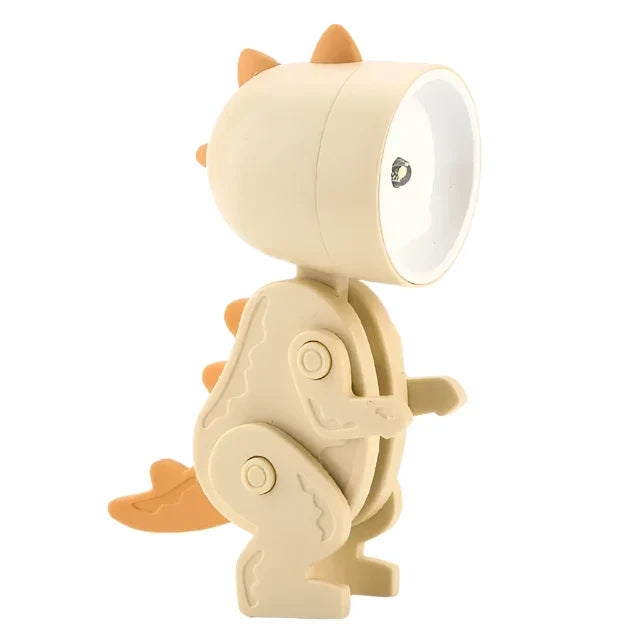 Cute dinosaur LED table lamps adjustable animal figures night lights for kids