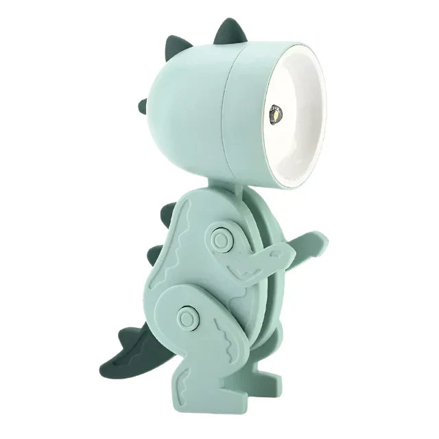 Cute dinosaur LED table lamps adjustable animal figures night lights for kids