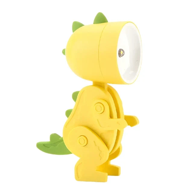 Cute dinosaur LED table lamps adjustable animal figures night lights for kids
