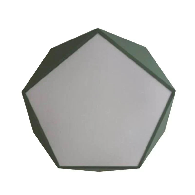 Pentagon LED ceiling lamp Macaron for modern children's room – Designer ceiling lamp