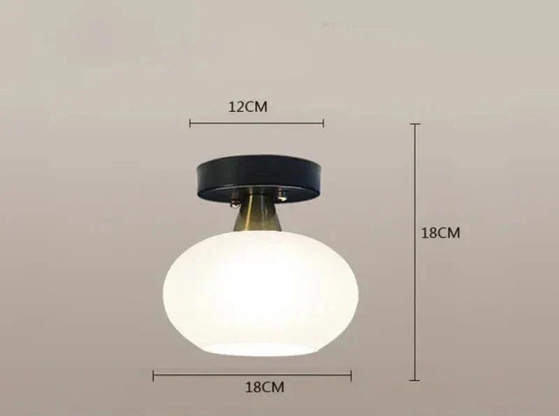 Modern LED ceiling light for hallway and entrance area – Stylish lighting in minimalist design