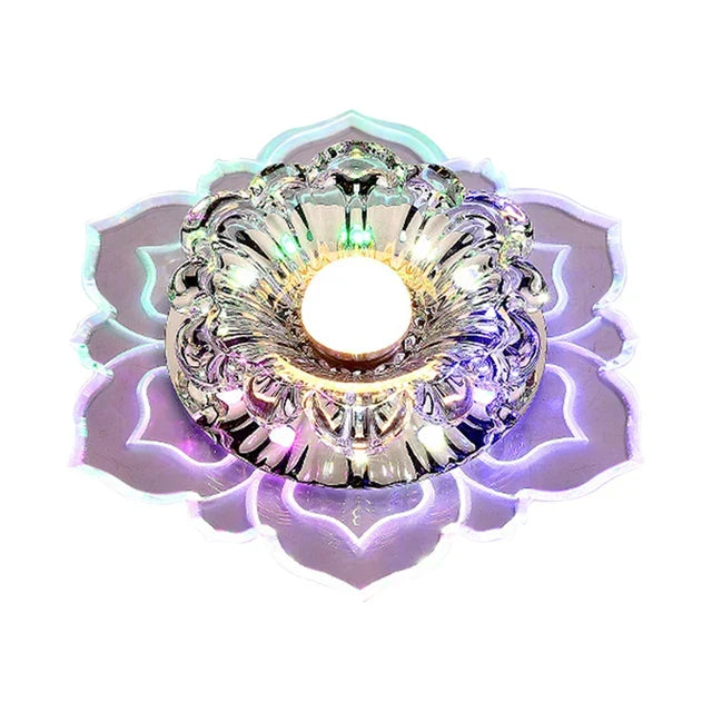 Elegant Crystal Ceiling Light with LED – Modern Lighting for Living Spaces