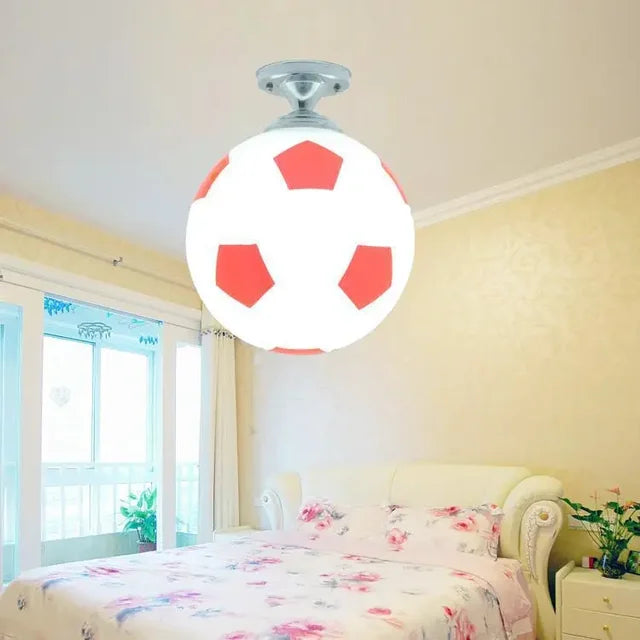 LED ceiling light in ball design - children's room lamp with glass ball