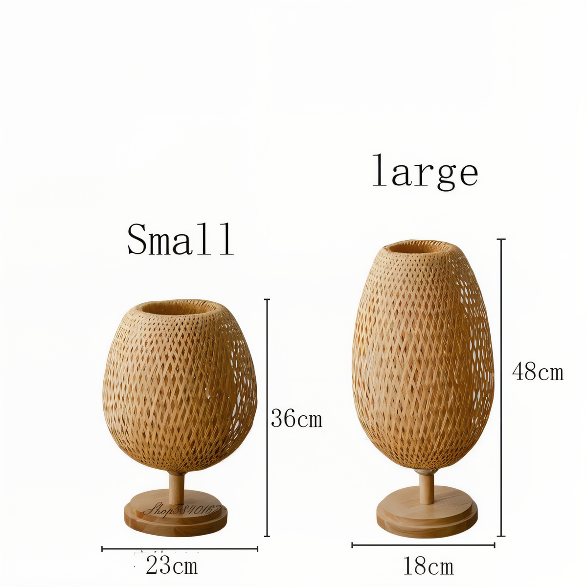 NatureHue Vintage Bamboo Table Lamp Creative Woven Rattan Desk Lamp