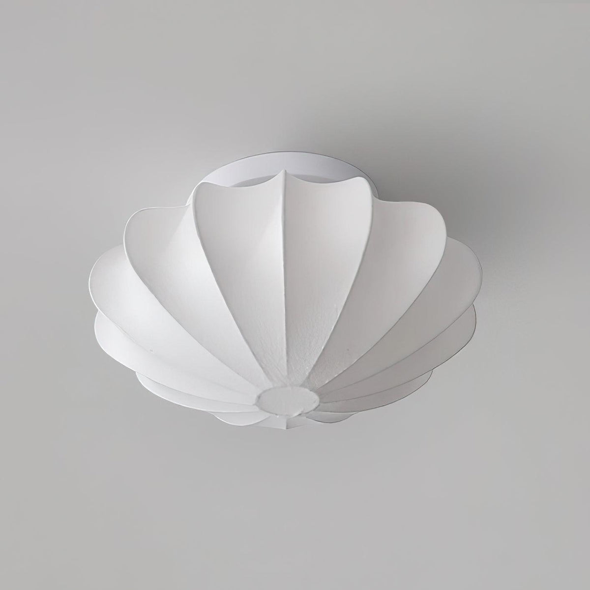 Bowl-shaped fabric ceiling lamp Elegant design