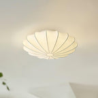 Bowl-shaped fabric ceiling lamp Elegant design