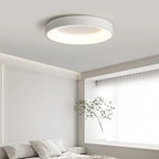 AuroraGlans - Scandinavian Round LED Ceiling Lights for Living Room & Bedroom