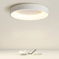 AuroraGlans - Scandinavian Round LED Ceiling Lights for Living Room & Bedroom