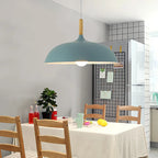 Modern ceiling lamp oak wood | Scandinavian pendant light for the living room