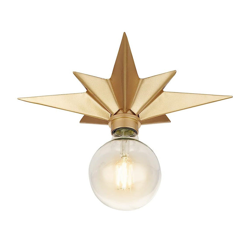 Modern star-shaped ceiling lamp