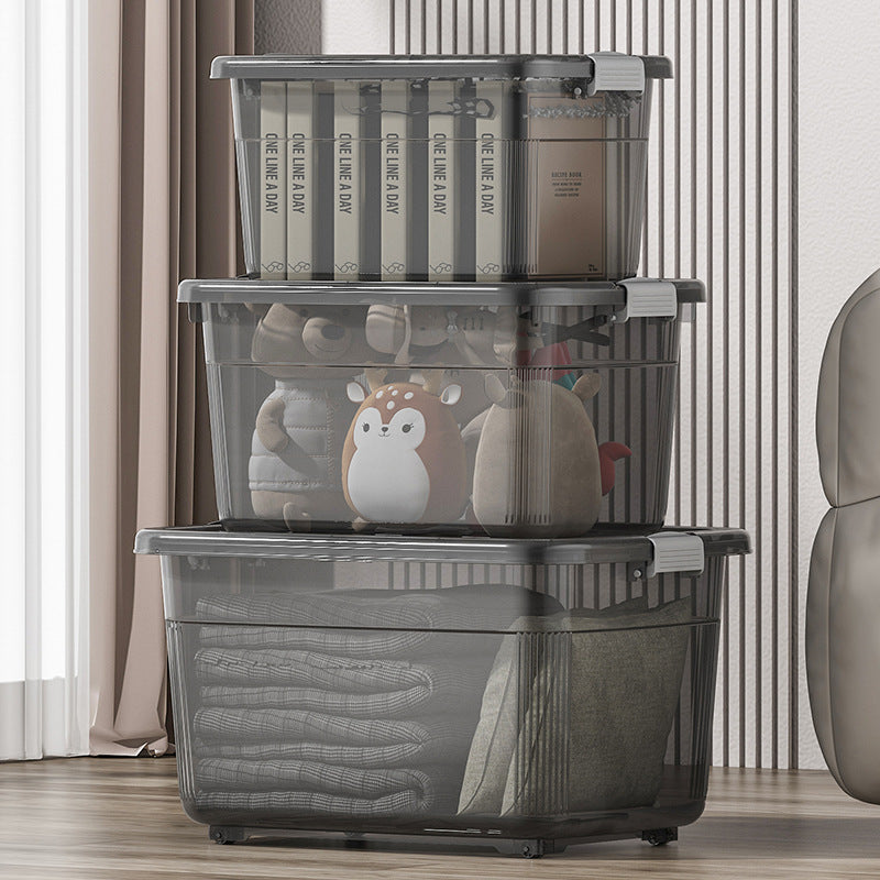 Practical and Versatile Storage Box with Wheels