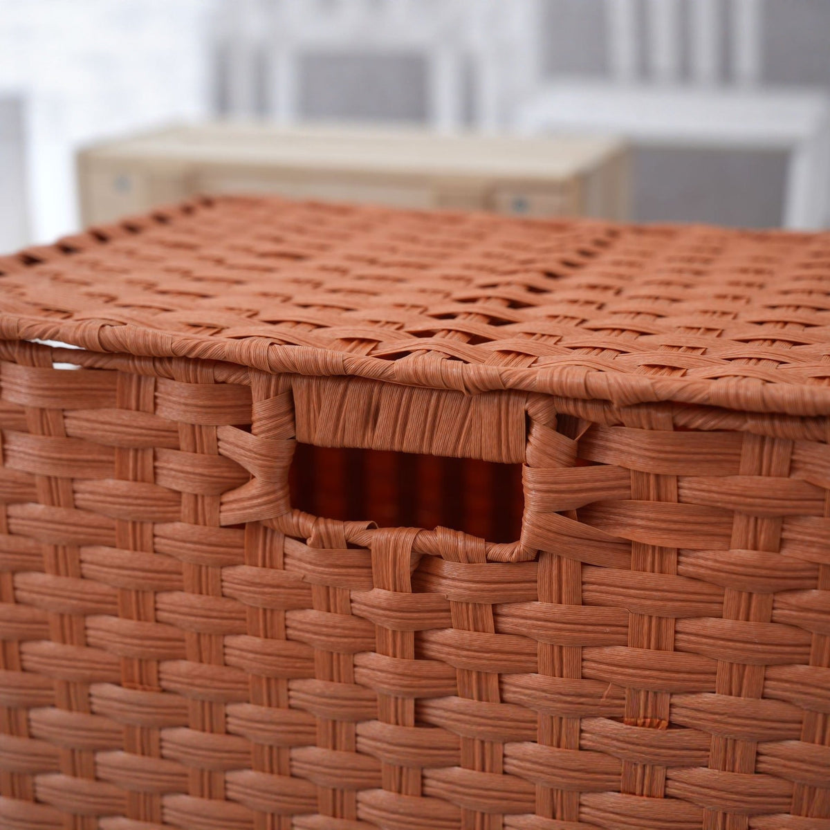 Storage Box Made of Sturdy Woven Material