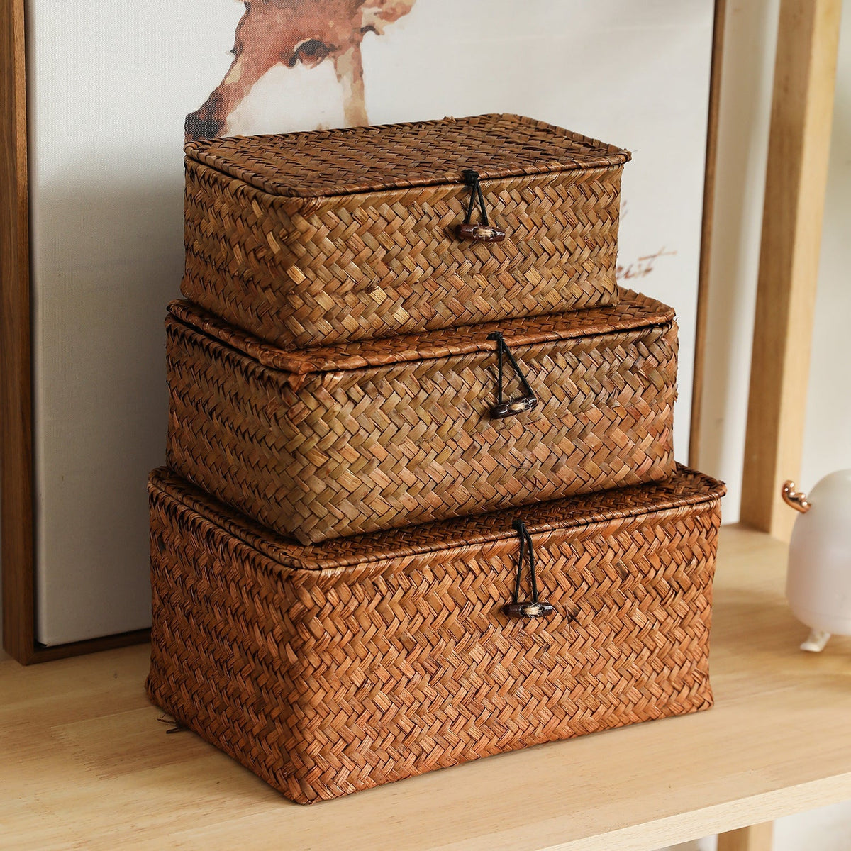 Handmade Oval Woven Storage Box