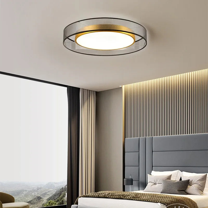 Modern Round Ceiling Lamp LED Dimmable
