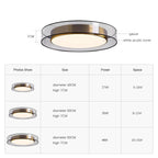 Modern Round Ceiling Lamp LED Dimmable