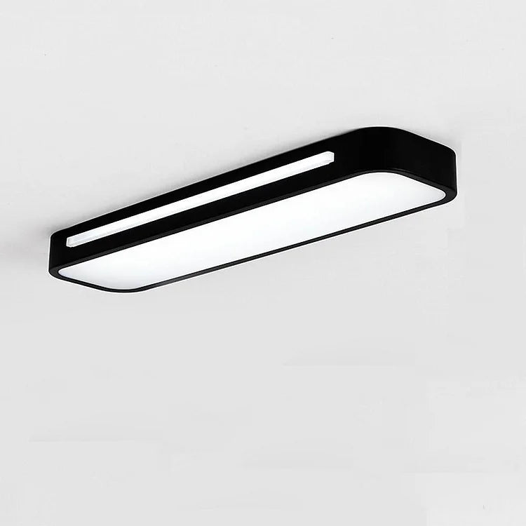 Minimalist LED ceiling lamp made of iron and acrylic