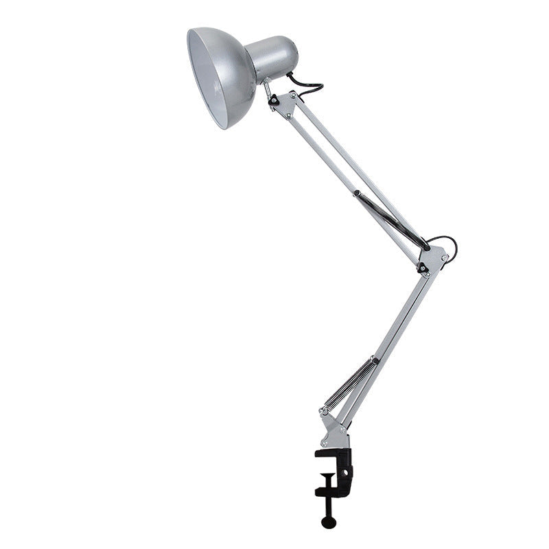Modern minimalist extendable table lamp with long arm and clip made of ABS with 1 light for the bedroom